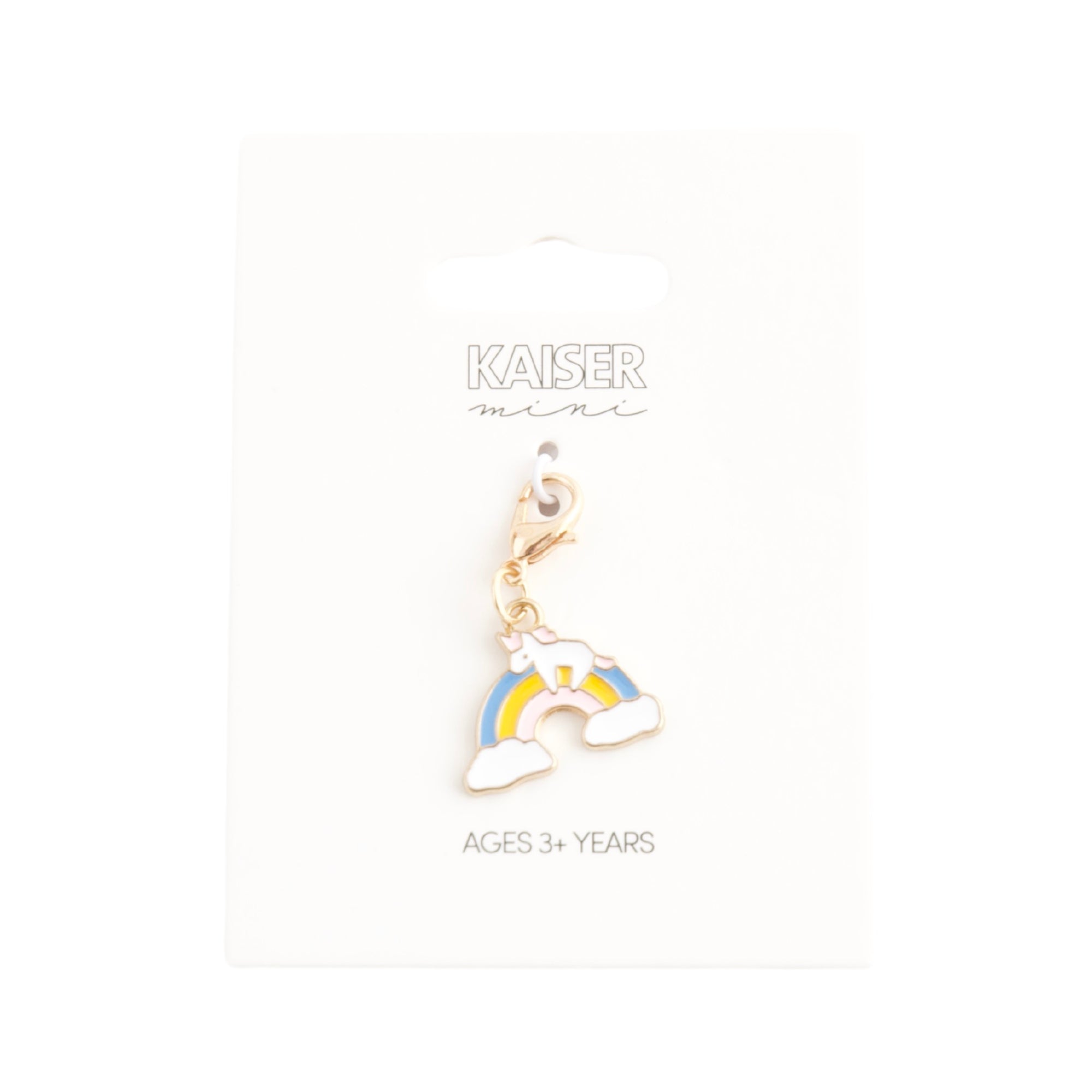 Kids Charm - GOLD RAINBOW UNICORN